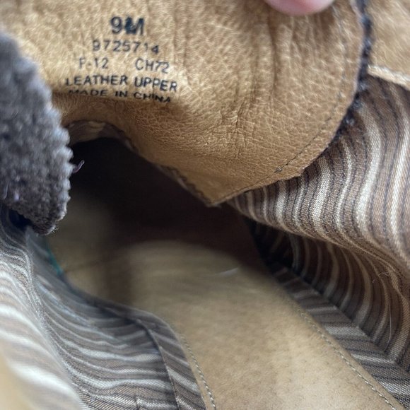 Sperry Emory Lace-up Heel Boot Womens 9 M Brown Suede 3"+ Heel - Picture 7 of 7